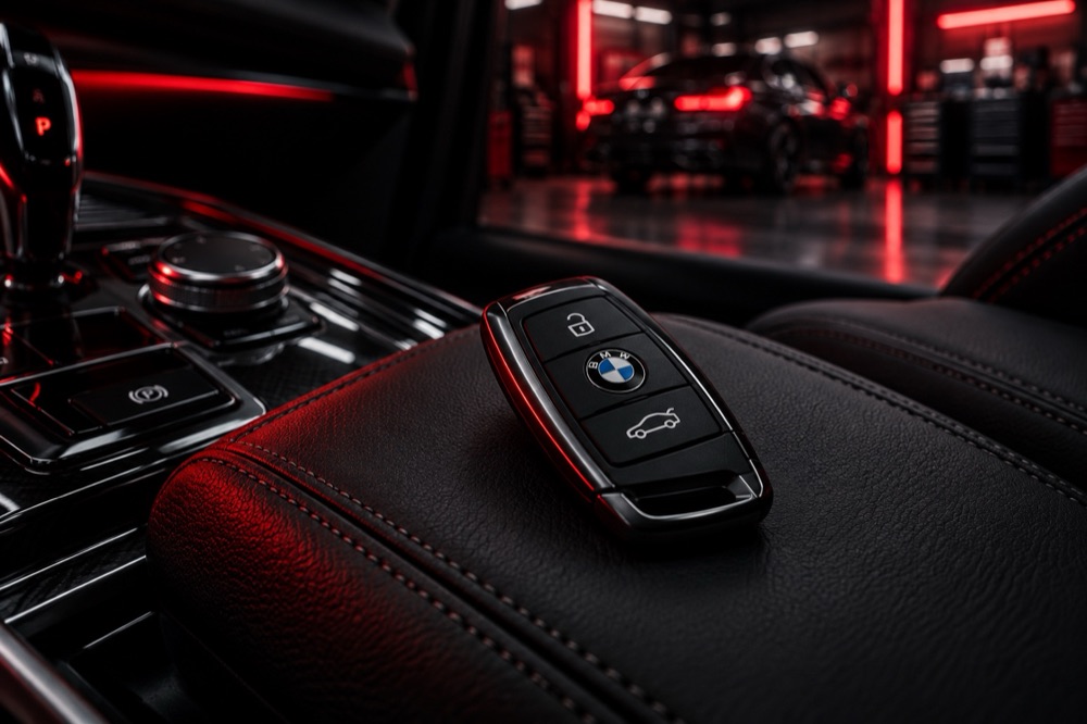 A set of car keys